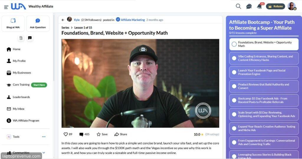 Wealthy Affiliate Pathway To Success