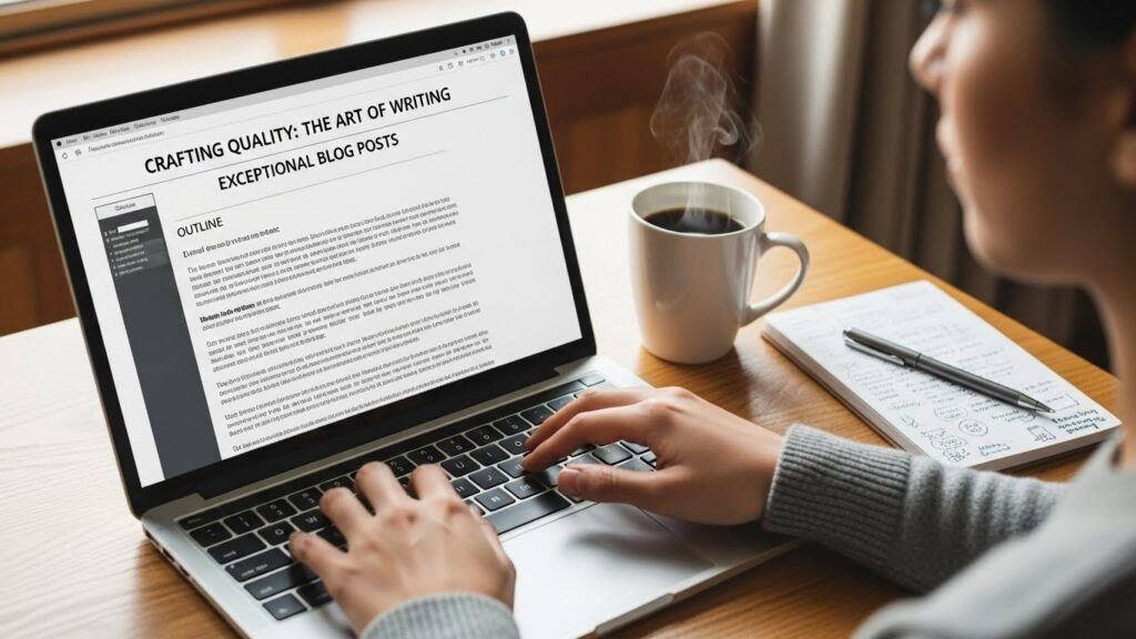 Crafting Quality The Art of Writing Exceptional Blog Posts
