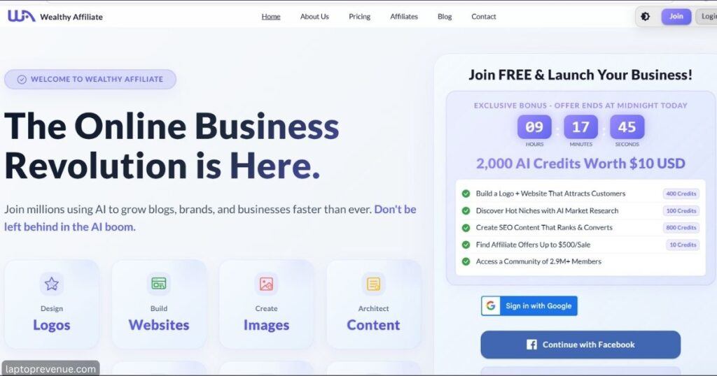 Free Membership At Wealthy Affiliate