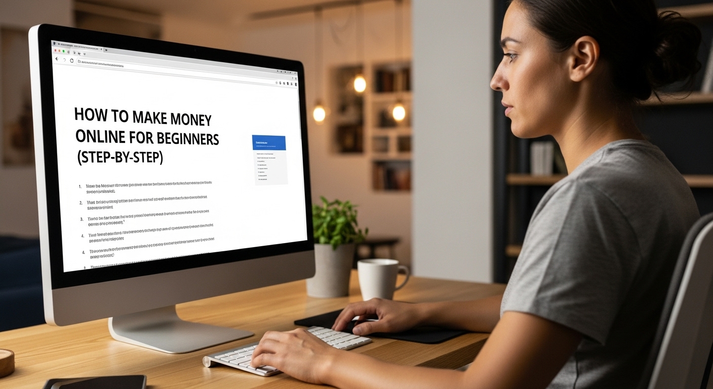 How to Make Money Online for Beginners (Step-by-Step)