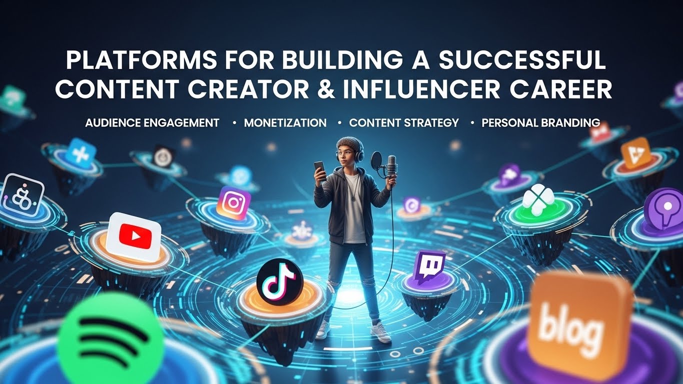 Platforms for Building a Successful Content Creator & Influencer Career
