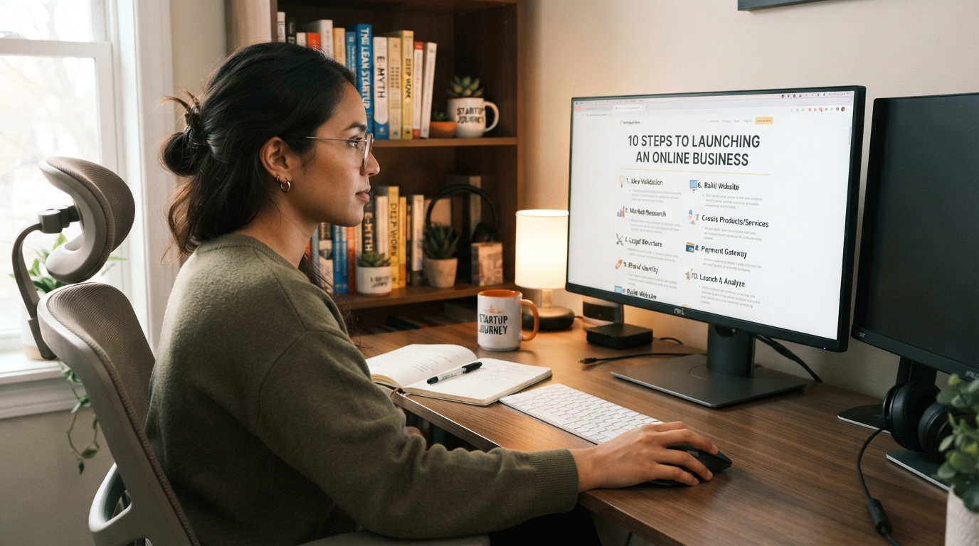 Start An Online Business In 10 Steps